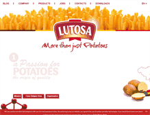 Tablet Screenshot of lutosa.com